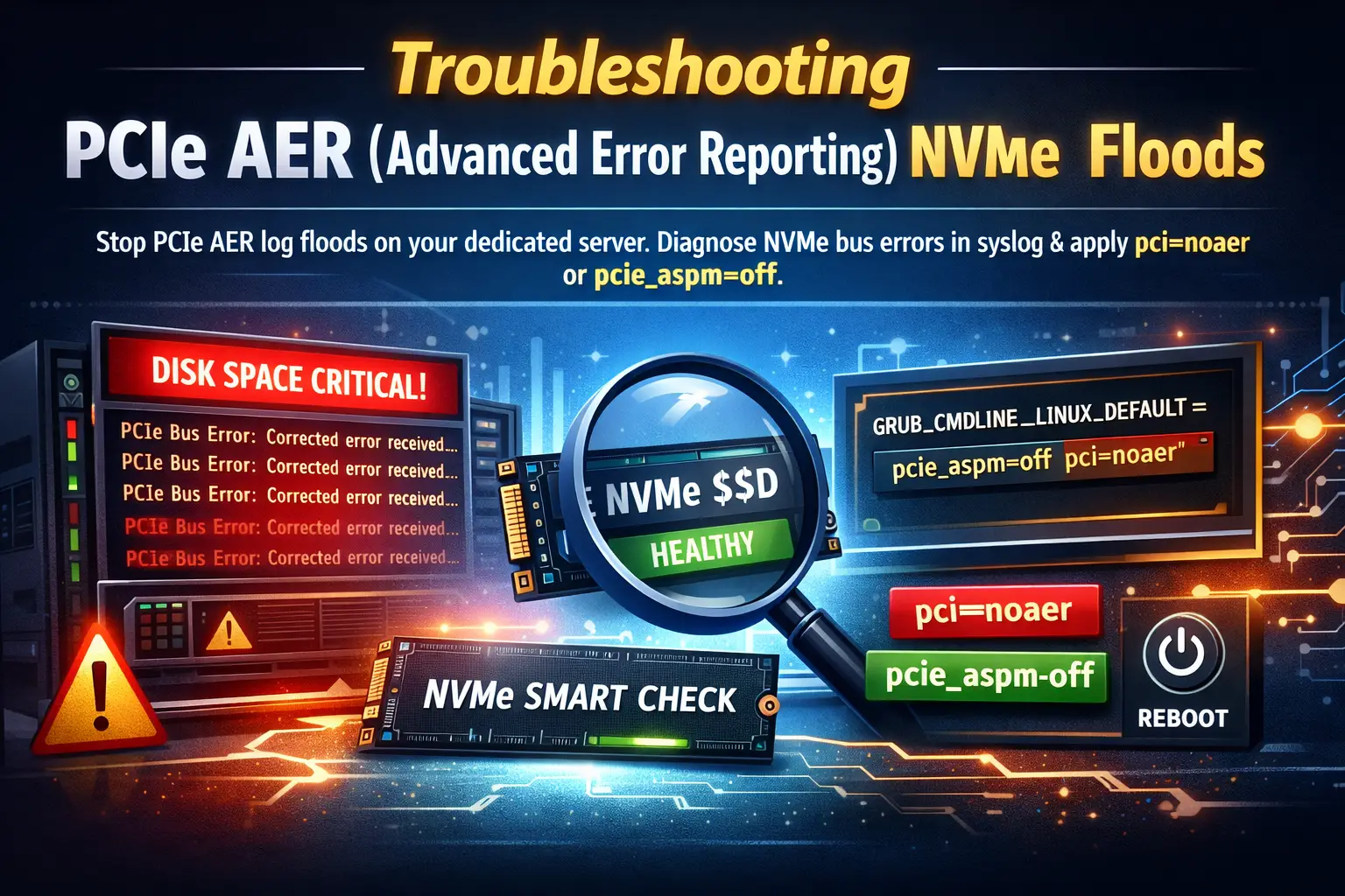 NVMe Log Floods