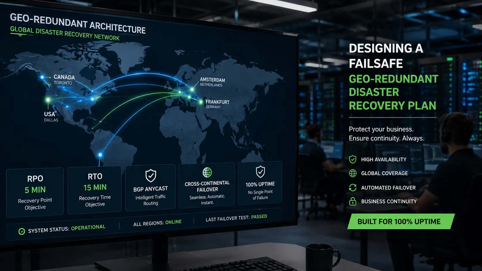Designing a Failsafe Geo-Redundant Disaster Recovery Plan