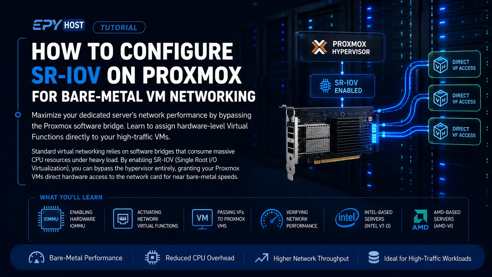 Configure SR-IOV on Proxmox for Bare-Metal VM Networking