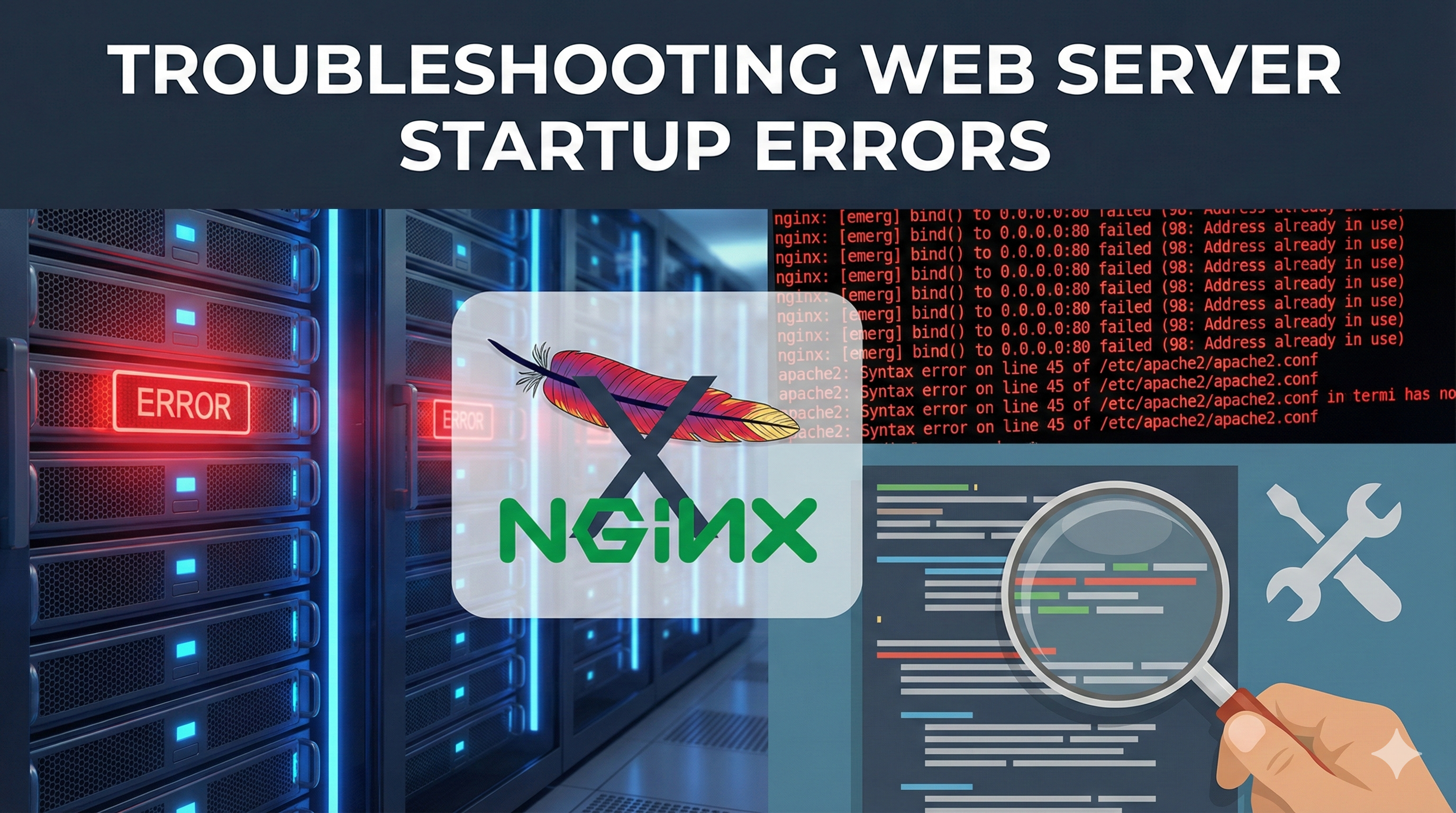 Apache Nginx Startup Error Troubleshooting